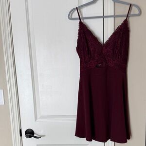 Windsor Burgundy Lace Dress